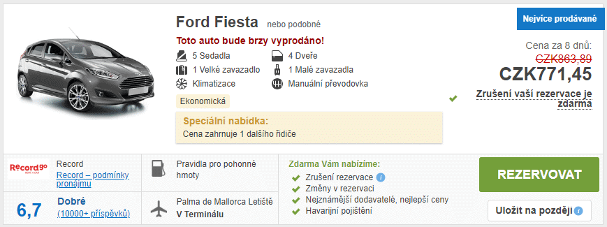 Rentalcars.com - Vlk na cestách