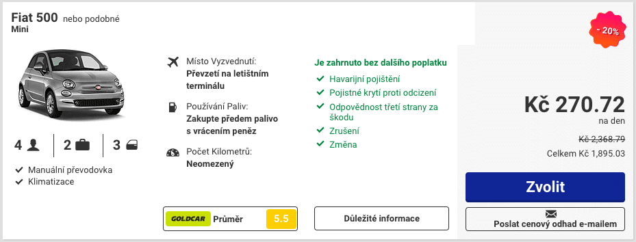 Rentalcars.com - Vlk na cestách
