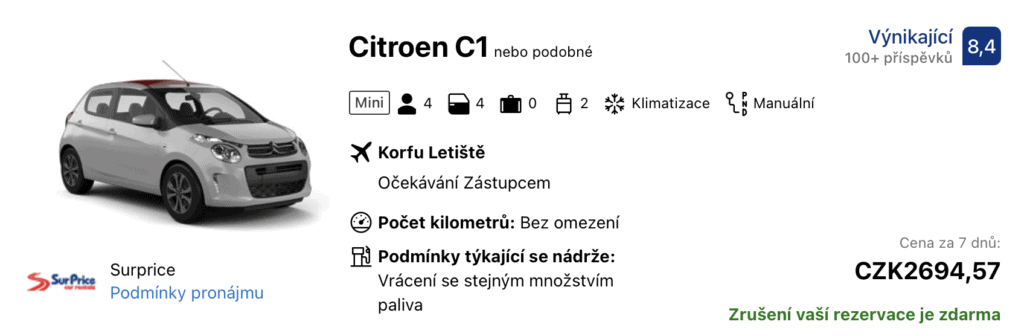 Korfu v červnu