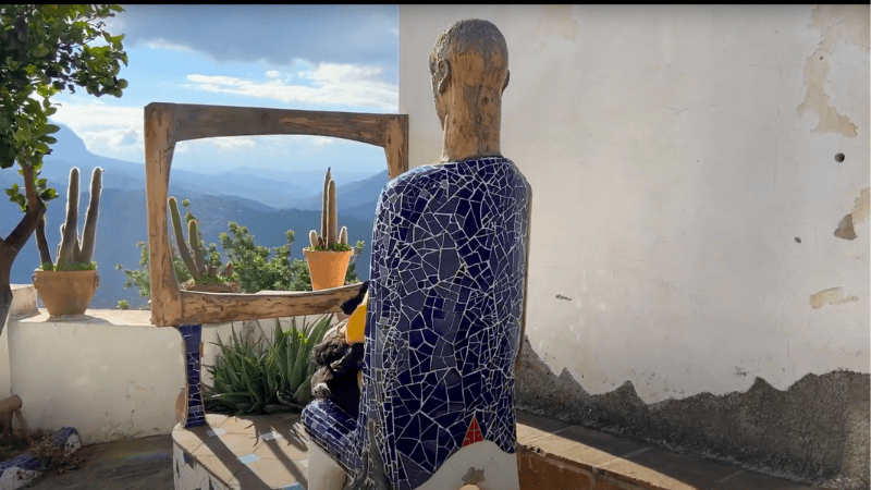 Genalguacil vesnice Andalusie