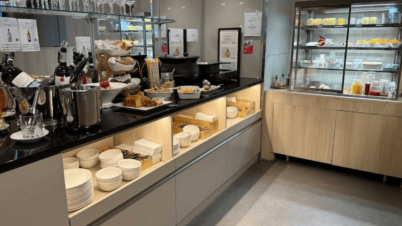 občerstvení Letištní salonek zdarma