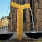 Plzeň kašna na náměstí